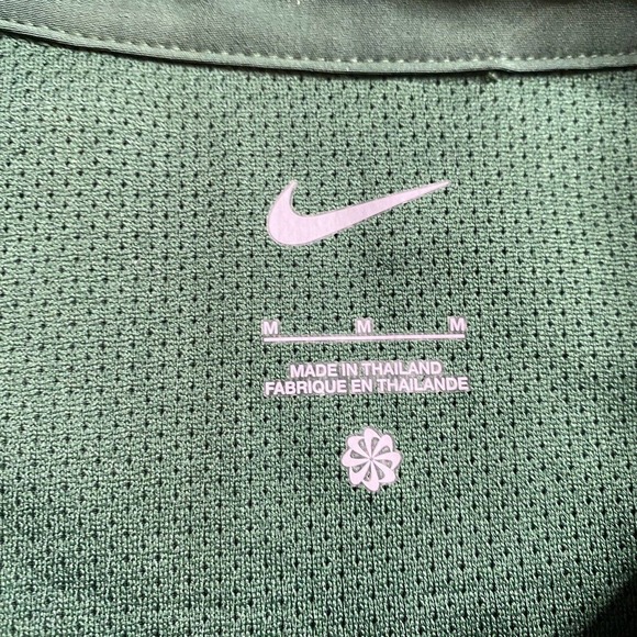 Nike Football Coach 1/4 Zip Pullover SS Wind Shirt Mens M Green DJ5113-341 New - Picture 6 of 14